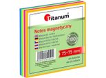 Taccuino Magnetico Elettrostatico 100K 75X75Mm Titanio