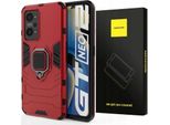 Custodia Spacecase X-Ring Per Realme Gt Neo 2 / 3T Rosso