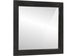 Vidaxl Specchio Da Bagno 55X1X60 Cm In Vetro E Legno Massiccio Di Mango