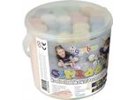 Gesso Per Marciapiedi Xxl, In Secchio Di Plastica, 20 Pezzi Gimboo Mix Di Colori