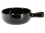 Nouvel Fonduta Di Formaggio Caquelon Uni Nero