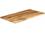 Vidaxl Piano Del Tavolo 120X60X2,5 Cm Bordo Albero Legno Massiccio Legno Di Mango Grezzo