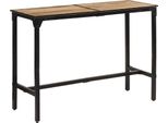 Vidaxl Tavolo Da Bar 150X55X107 Cm Legno Massiccio Grezzo Mango