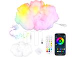 Aga Nuvola Temporalesca Con Illuminazione A Led Rgb