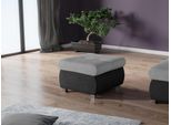 Sgabello Abel 1 - Nero / Grigio