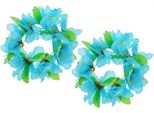 Braccialetti Hawaiani Blu E Verdi 2 Pezzi.