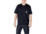 Armani Exchange Maglietta Da Uomo In Cotone Blu: Taglia - Xl Taglia: Xl