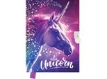 Agenda Unicorno Con Lucchetto 14X18Cm 80 Fogli