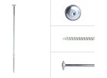Viti A Testa Bombata Zincate 10 X 380 Mm Torx 40 - Confezione Da 25 Pezzi