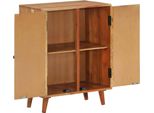 Vidaxl Sideboard 60X35X74 Cm Massivholz Akazie