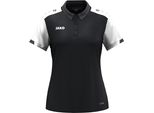 Jako Donna Polo Dynamic - 6370D, Colore:Nero/Bianco/Antracite, Taglia:Xl (46/48)