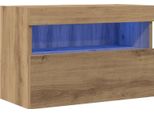 Vidaxl Mobile Tv A Parete Artisan Oak 60 X 30 X 40 Cm Materiale A Base Di Legno