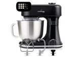 Lehmann Impastatrice Planetaria Con Display, 5L Ciotola Riscaldata Fino A 45°C - Funzione Fermentazione, Bilancia Integrata, Timer