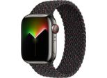 Apple Solo Loop Intrecciato Per Watch | 44/45/46/49 Mm - Taglia 9 - Unità Nera