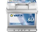 Varta Silver Dynamic 552 401 052 3162 C6 12 Volt 52 Ah 520 A/En Batteria Di Avviamento