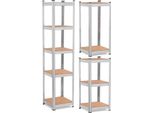 Scaffale Da Magazzino In Metallo 180 X 40 X 40 Humberg 4819