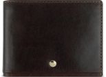 Bugatti Portafoglio Neaples Wallet With Flap Brown Marrone Scuro