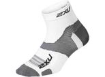 2Xu Vectr Ultralight 1/4 Crew Socks Bianco Eu 46 1/2-48 1/2 Uomo Bianco Eu 46 1/2-48 1/2