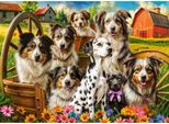 Castorland Puzzle Cani Felici In Campagna 260 Pezzi