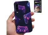 Custodia Per Huawei P30 - Custodia Per Giocatori, Design Dei Giochi + Vetro