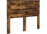 Vidaxl Testiera Con Testata In Rovere Fumé 120 Cm Materiale A Base Di Legno