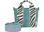 Fritzi Aus PreußEn Borsa A Tracolla Bini Jive Crossbody Petrol Zebralini Petrolio