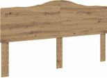 Vidaxl Testiera Artisan In Rovere 200 Cm Materiale Ligneo