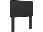 Vidaxl Testiera Nera Effetto Rovere 80 Cm Materiale Ligneo