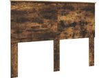 Vidaxl Testiera Con Testata In Rovere Fumé 160 Cm Materiale A Base Di Legno