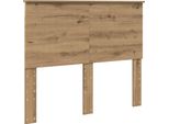 Vidaxl Testiera Con Testiera In Rovere Artisan 135 Cm Materiale A Base Di Legno