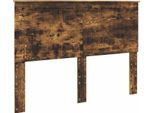 Vidaxl Testiera Con Testata In Rovere Fumé 140 Cm Materiale A Base Di Legno