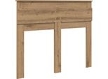 Vidaxl Testiera Con Testiera In Rovere Artisan 135 Cm Materiale A Base Di Legno