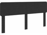 Vidaxl Testiera Nera Effetto Rovere 180 Cm Materiale Ligneo