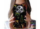 Custodia Per Oppo Reno12 F / 12Fs 5G - Renna, Fiocco Di Neve, Albero Di Natale + Vetro