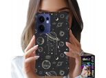 Custodia Per Oppo Find X5 Lite - Cosmo Pianeti Stelle Luna + Vetro