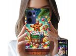 Custodia Per Oppo Find X5 Lite - Pan Di Zenzero Pan Di Zenzero Natalizio Motivi + Vetro