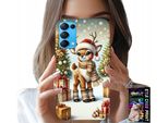 Custodia Per Oppo Find X3 Lite - Renna, Motivi Natalizi + Vetro