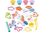 Playgo Set Di Argilla Unicorno Da Favola - 4 Vasi Di Argilla