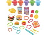 Playgo Set Di Argilla Per Pranzo E Caramelle - 6 Vasi Di Argilla