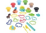 Playgo Set Di Argilla Dell'isola Degli Animali - 6 Vasi Di Argilla