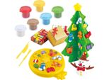 Set Di Alberi Di Natale In Argilla Playgo - 6 Vasi In Argilla