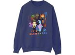Elemental - Felpa Da Uomo "It's Elemental"" BI55576 (Xl) (Blu Navy Scuro)"