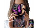Custodia Per Motorola Edge 30 Neo - Anti Social Butterfly Rosa Farfalla + Pellicola Protettiva