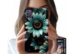 Custodia Per Motorola Moto G10 Power - Gerbera Blu, Margherita, Fiore + Pellicola Protettiva