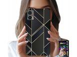 Custodia Per Motorola Edge 30 Neo - Cornici Dorate, Motivi Eleganti + Pellicola Protettiva