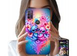 Custodia Per Motorola Moto G10 / G30 - Blu E Rosa Cuore Fiori