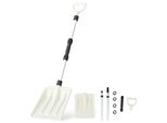 Costway Pala Da Neve, Pala Da Neve Lunga 116,5 Cm Con Impugnatura Ergonomica E Manico In Alluminio, Pala Da Neve Leggera Per Vialetto, Gioco Del Pupazzo Di Neve