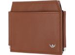 Golden Head Pelle Fermasoldi Portacarte Polo Rfid Protect Clip-Scheintasche 1923 Cognac Marrone