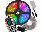 Striscia Led Impermeabile Smd 5050 Rgb Kit Telecomando 5M