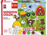 Marabu Kids Set Window Color "Fattoria"" 6 X 25 Ml"